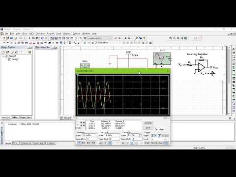 INVERTING AMPLIFIER (OP-AMP ) EXPERIMENT USING MULTISIM