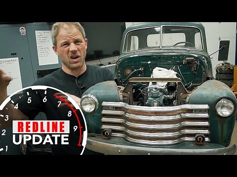 Installing the front clip on our 1950 Chevy pickup | Redline Update #41