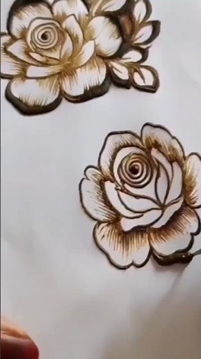 How to Make a Gulab Flower in Mehndi | Step-by-Step Henna Rose design