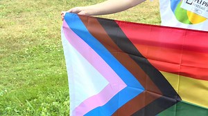 7.6K views · 150 reactions | A different looking rainbow flag is being flown in some places during the P.E.I. Pride Festival this year. It's known as the progress Pride flag, and it adds representation for Black, Indigenous, people of colour and trans communities. Take a look! | CBC Prince Edward Island | Facebook