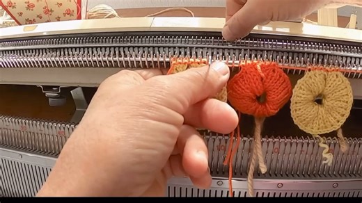 [Knitting machine]创意针织视频教程022