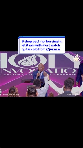 Bishop Paul Morton: Let It Rain with Guitar Solo