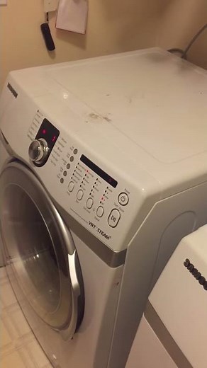 Samsung washer makes loud knock during high speed spin cycle