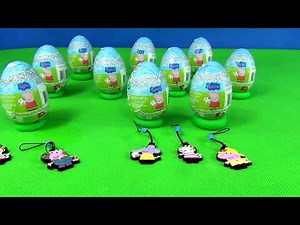 15 Surprise Eggs Peppa Pig TOYS! Unboxing for kids by TheSurpriseEggs Fun Funny