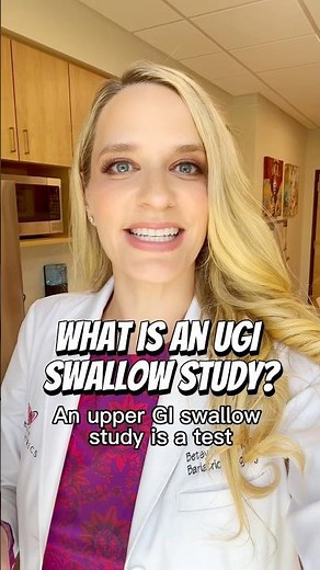 What is an Upper GI Swallow Study?