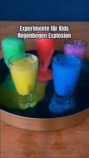 Experimente für Kids: Regenbogen Explosion #kindergarten #kidsactivities #science #experiment #diy