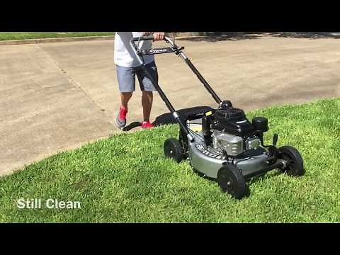 Mulching With The Ybravo Commercial Walkbehind