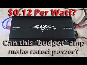 AD-1 Amp Dyno Skar RP1500.1D by Jones Subwoofer Solutions JSS