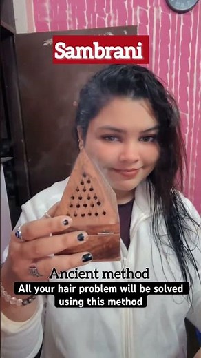 “This OLD Hair Secret Works Better Than Dryer! 💨🔥 Sambrani Magic Revealed ✨”