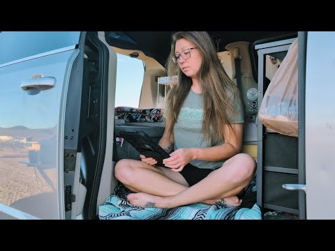 Solo Female Van Life: Testing My New Camping Setup at Painted Rock Petroglyph Campground