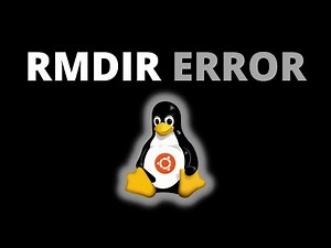 How to Fix "Rmdir: Directory Not Empty" Error in Linux | Linux Tutorial