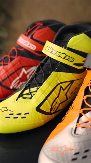 Demon Tweeks on Instagram: "New shades, new sizes, same top-tier performance. The Tech-1 KX V3 just got bolder — now in striking orange/silver, red/black, and yellow/black. FIA 8877-2022 certified, ultra-lightweight, and built for kart track domination. #alpinestars #kartboots"