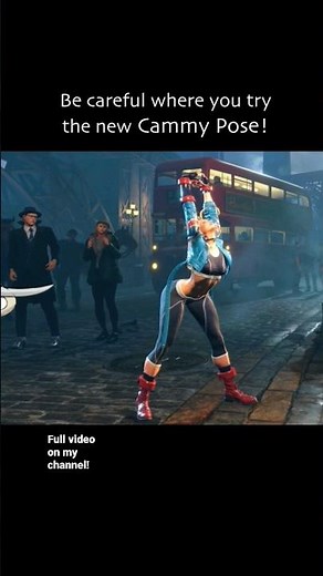 Be careful with the new Cammy Pose!