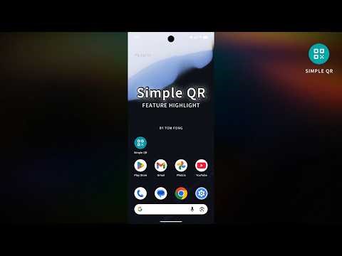 Simple QR v5.1+ Feature Highlight | 簡易QR | Lightweight, No Ads, Privacy-First QR & Barcode App