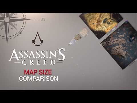 Assassin's Creed: Maps Size Comparison [ AC 2008 - AC Odyssey 2019 ]
