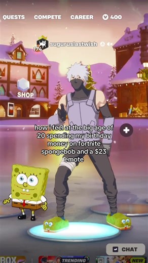 Celebrating 20: Birthday Money Spent on Fortnite Fun