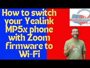 Yealink MP54 MP56 MP58 with Zoom How To Turn On Wi-Fi