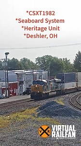 22K views · 860 reactions | CSXT1982 Seaboard System Heritage Unit https://linktr.ee/virtualrailfan #trains #railfans_of_instagram #railroads #reels #railfans #trainspotting #virtualrailfan #trains_of_instagram #railraoding #heritageunits #railway #webringthetrainstoyou #welovetrains #railfanning #csx #railroads_of_america #trainreels #facebookrailfans #csxtransportation #csxt #deshler #Ohio #cxst1982 | Virtual Railfan | Facebook