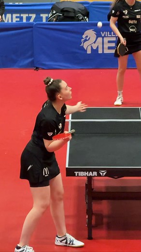 Les messines sont à l’échauffement 🏓 @maria_tailakova #instagood #reels #metz #france #instagram #tabletennis #tabletennisdaily #pingpong #tabletennisclub #match #competition | Metz Tennis de Table