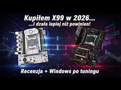 Kupiłem X99 w 2026… i działa lepiej niż powinien! Recenzja + Windows po tuningu