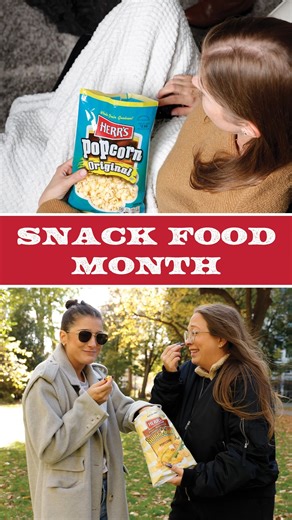 111K views · 45 reactions | Popcorn and Snack Food Month go together like, well, butter and popcorn. They’re made for each other.  Let us know what flavor of Herr’s popcorn you’re celebrating with.  | Herr's | Facebook