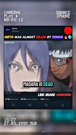 Obito Was Almost Killed By Konan🥶🔥