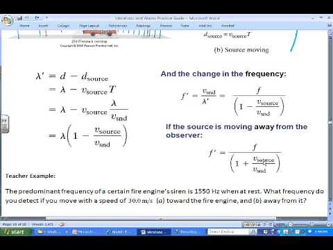 Doppler Effect Example Problems