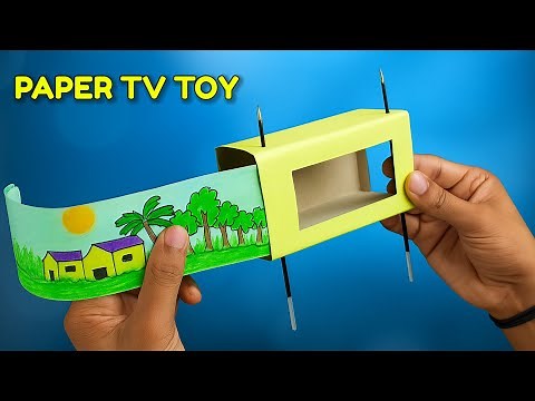 How to Make a Paper TV Toy | Simple Paper Craft Idea