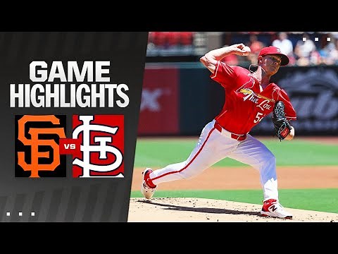 Giants vs. Cardinals Game Highlights (6/23/24) | MLB Highlights