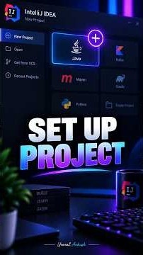 How to Set Up a Project in IntelliJ IDEA | Beginner Guide ⚡ #shorts