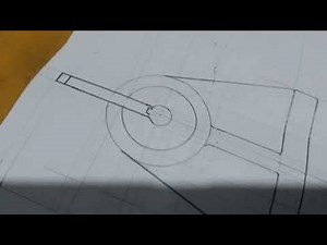 Assembly drawing of a Pulley System. Step by step