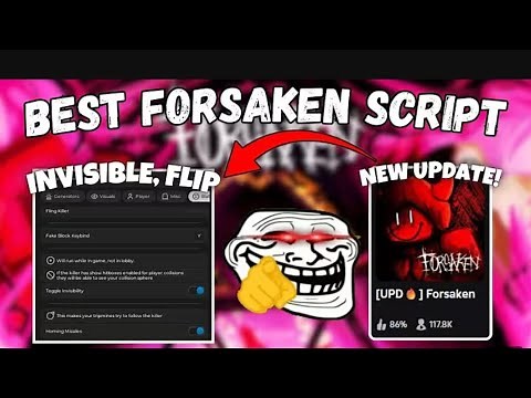 (NEW FORSAKEN SCRIPT) Fartsaken showcase🔥(script is in description)