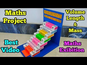 Maths working model measurements#measurement Model#Volume,length& Mass model#maths Exibition#project