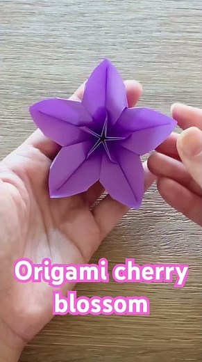 Origami cherry blossom 🌸🌟✨ @OrigamiPrincess