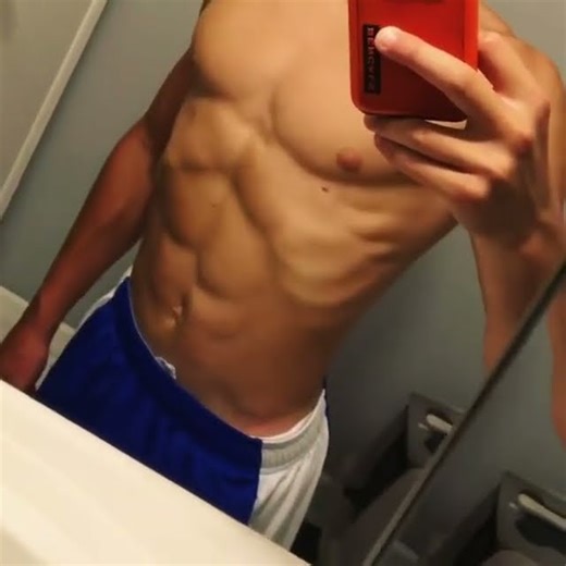 14yo me abs after dinner