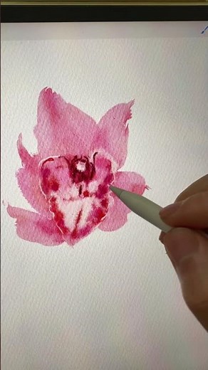 【iPad画画】Procreate iPad Drawing ✍️ WATERCOLOR FLOWER