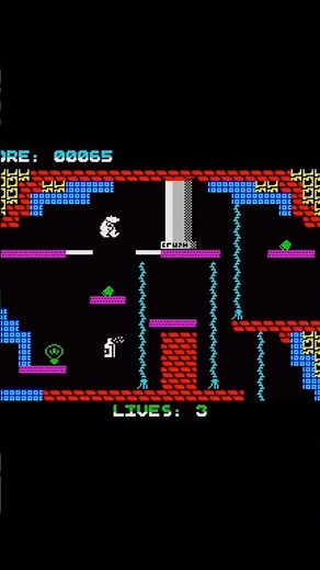 Monty Mole - Screens 1 and 2 #retrogaming #spectrum #zxspectrum #spectrumgames