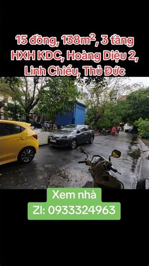 Bán nhà HXH KDC, Hoàng Diệu 2, Linh Chiểu, Thủ Đức, 138m², 3 tầng, 15 đồng.