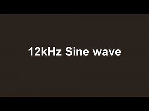 12000Hz sine wave