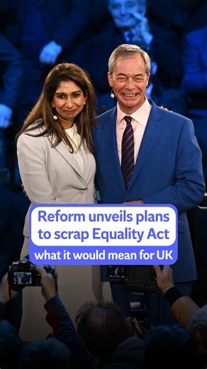 Reform UK unveils plans to scrap Equality Act - what it would mean for Britain