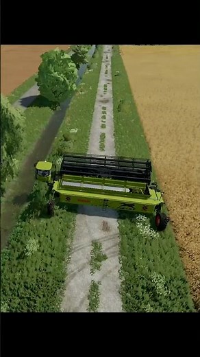 FS22 – Harvesting with Nexat Claas Prototype Harvester (70m)🔥