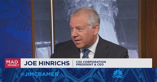 CSX CEO Joe Hinrichs goes one-on-one with Jim Cramer