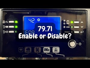 EG4 6500 79.71 Firmware Update - Enable or Disable?