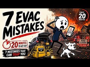 The First 20 Minutes of a Wildfire Evacuation | Disaster Survival Explained