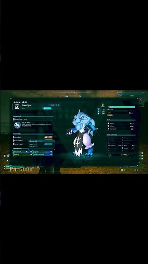 BEST PAL PASSIVE SKILLS FOR BASTIGOR IN PALWORLD #gaming #palpal #pallabsgalaxy
