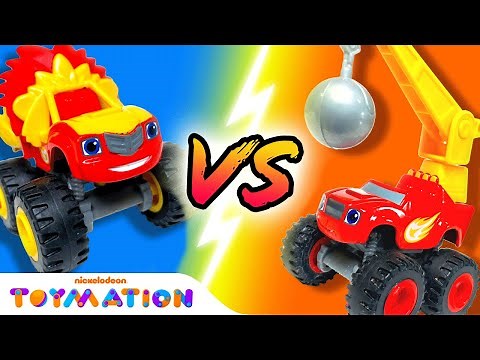 Lion Blaze vs. Wrecking Ball Blaze! #4 | Blaze and the Monster Machines Toys | Toymation
