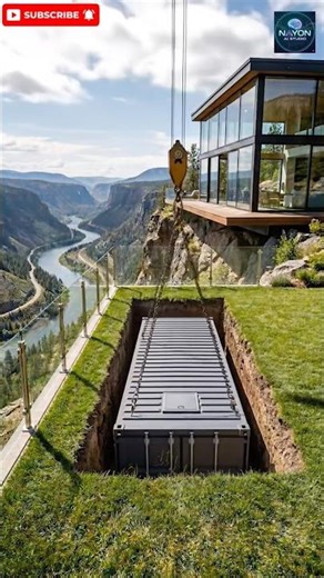 Buried Container Becomes the Most InsaneBedroom With a Million Dollar View