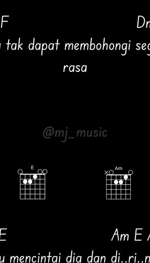 Chord Gitar untuk Lelaki Cadangan dan Cinta Segitiga