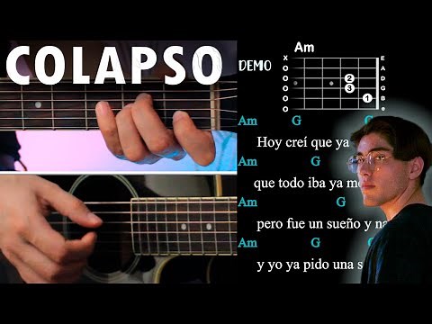 Colapso - Kevin Kaarl GUITARRA Tutorial / DEMO | Acordes