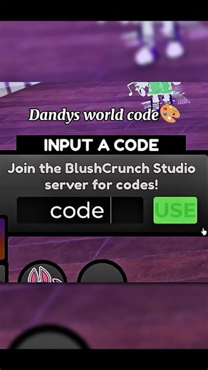 Dandys world code🎨 #roblox #dandyworld | dandy's world